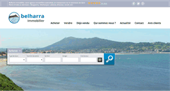 Desktop Screenshot of belharra-immobilier.com